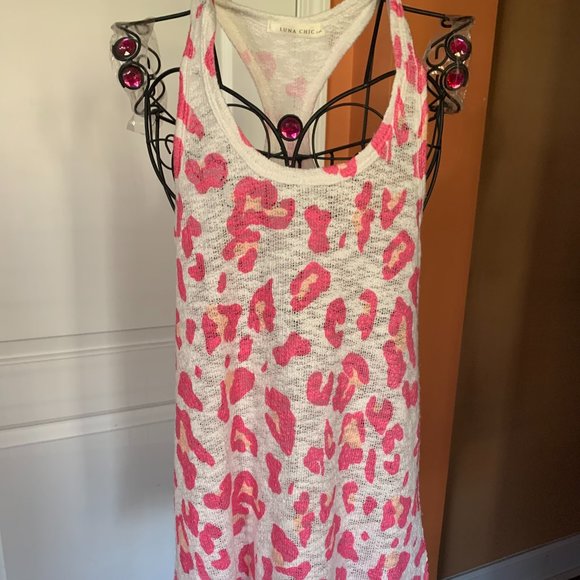 Luna Chic Hot Pink Tank Top - Picture 5 of 6